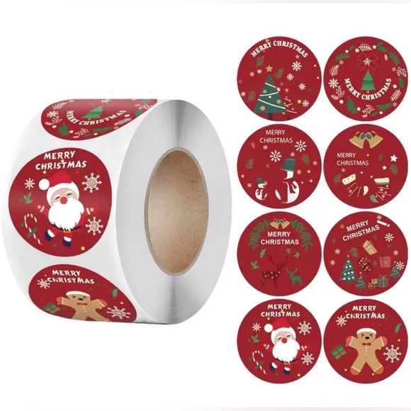 Accessories - MERRY CHRISTMAS 500 stickers NEW ✨